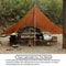All-in-One Outdoor Camping Bed Tent: Soomloom Waterproof & Mosquito-Proof Shelter with Independent Inner Tent