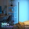 Smart Corner Floor Lamp RGBIC Colors, APP-Controlled Dimmable LED Music Sync Stand Light for Bedroom, Gaming Setup