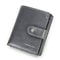 Genuine Leather RFID Wallet For Men Vintage Short Wallet With Coin Pocket Card Holders Zipper Pock 7