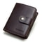 Genuine Leather RFID Wallet For Men Vintage Short Wallet With Coin Pocket Card Holders Zipper Pock 10