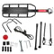 Aluminum Alloy Mountain Bike Carrier With Reflective Plate, Quick Release Rear Shelf Rack Riding Equipment, Bicycle Part