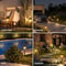 Solar Lights Warm White, Super Bright Outdoor Yard, Pathway & Garden Walkway Lights