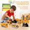 Transforming Robot Car Toy Magnetic Transform Engineering Car Assembled Toys Magnetic Blocks For K 4