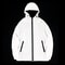 Mens Night Reflective Jackets With Hood Double Fabric Hip Hop Windbreaker Waterproof Zipper Coats 1