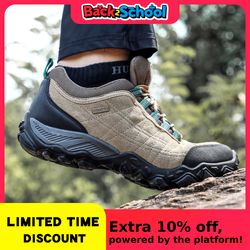 humtto hiking shoes mens luxury designer winter climbing trekking sneakers for men leather outdoor sports work man shoes 110282a
