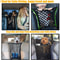 Stretchable Car Storage Net Bag Between Seats, Pet Barrier Divider & Elastic Mesh Bag Organizer for Auto Accessories