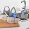 Multi-functional Double-layer Sink Hanging Bag Faucet Sponge Holder Basket Kitchen Rack & Storage Sink Accessories