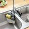 Multi-functional Double-layer Sink Hanging Bag Faucet Sponge Holder Basket Kitchen Rack & Storage Sink Accessories