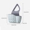 Multi-functional Double-layer Sink Hanging Bag Faucet Sponge Holder Basket Kitchen Rack & Storage Sink Accessories