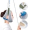 Adjustable Over Door Hanging Neck Traction Kit with Cushion Belt Brace, Cervical Correction Stretcher & Head Massager