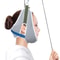 Adjustable Over Door Hanging Neck Traction Kit with Cushion Belt Brace, Cervical Correction Stretcher & Head Massager