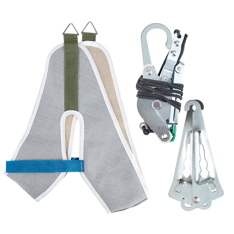 Adjustable Over Door Hanging Neck Traction Kit with Cushion Belt Brace, Cervical Correction Stretcher & Head Massager