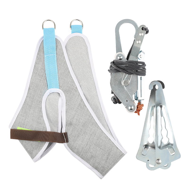 Adjustable Over Door Hanging Neck Traction Kit with Cushion Belt Brace, Cervical Correction Stretcher & Head Massager
