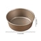 4 Inch Carbon Steel Cake Pan Mold, Mini Round Tart & Cheesecake Pan for Air Fryer, Oven, DIY Bakery Bread Jelly Pudding