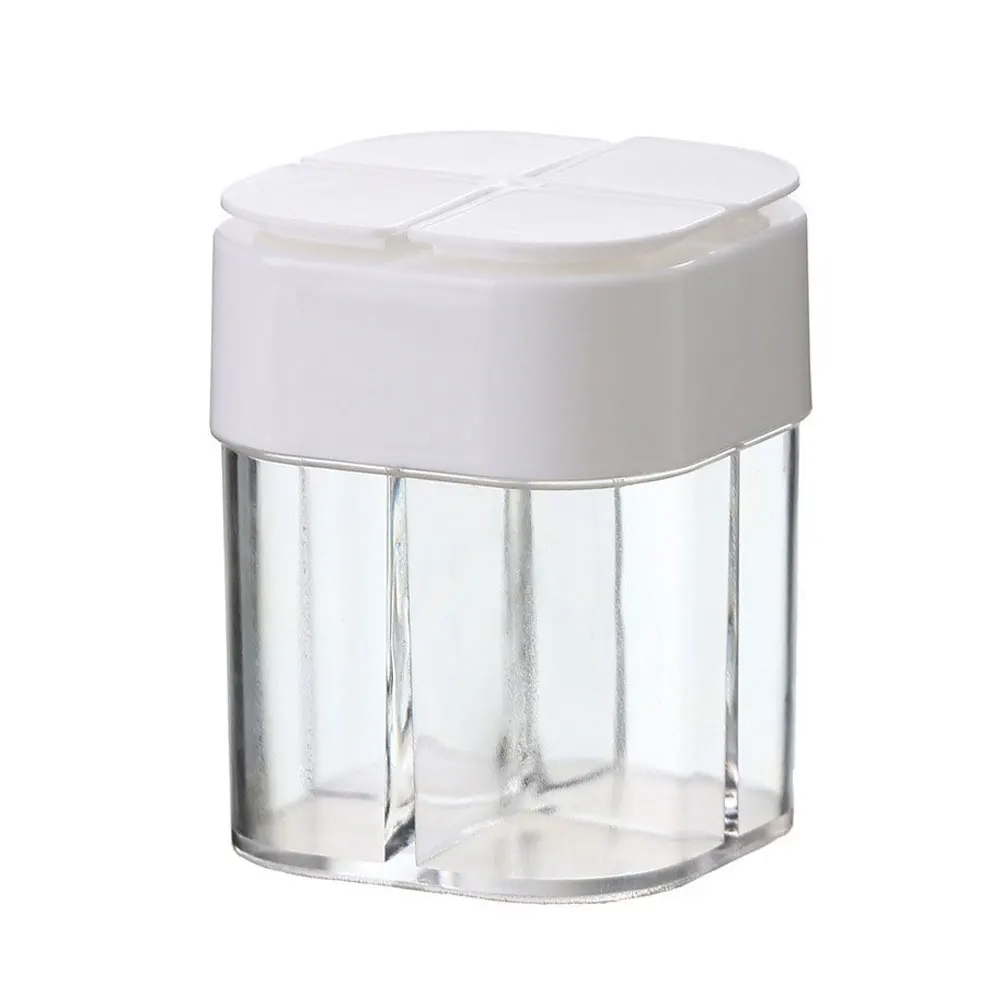 Plastic Seasoning Jar Spice Container Bottle With Salt And Pepper Shaker For BBQ Camping Kitchen C 0