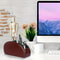 Premium Leather Remote Control Holder With Compartments Remote Control Box Desktop Organizer For Me 3