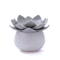 Lotus Shape Qtip Holder Cotton Swab Storage Box With Lid Multipurpose Toothpick Holder Bathroom Org 9