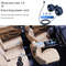 Dual Head Car Fan Speed Car Seat Back Cooling Fan USB Rechargeable Rotatable Neck Cooler for Summer Driving Comfort