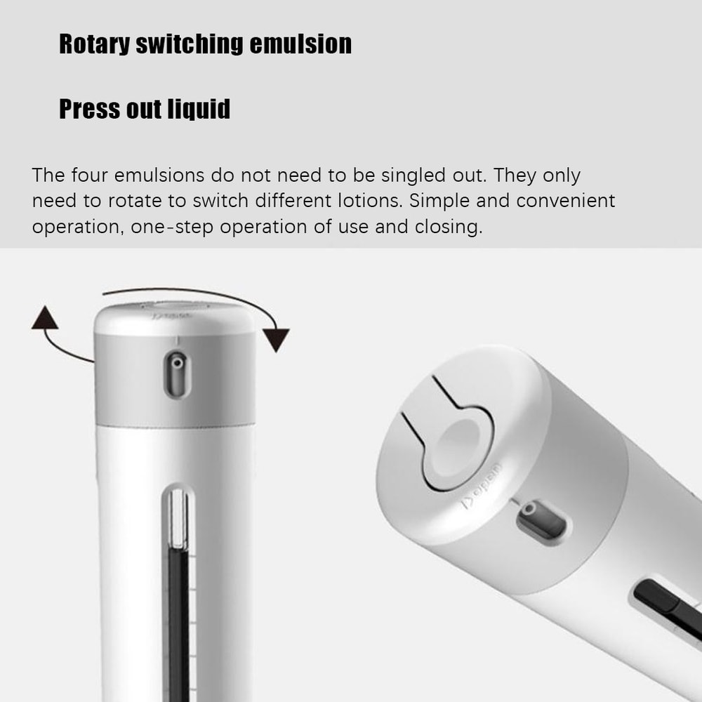 Travel Dispenser Split Bottle for Shampoo, Lotion, Shower Gel, Soap, Portable Empty Sub-bottle Press Container Bottles