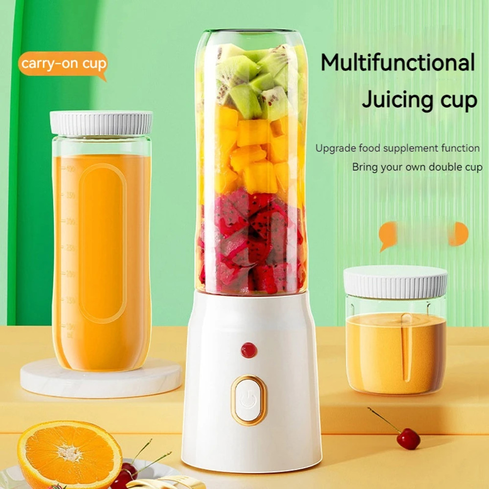 Rechargeable Portable Wireless Blender Electric Juicer 10 Blade Ice Crushing Fruit Mixer Powered Ba 1