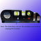Multipurpose Laser Level Kit, Easy to Use Cross Line Laser Tool with Standard Level & Measure Tape Ruler