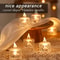 Romantic Crystal Flameless LED Candles Transparent Electronic Night Lamps For Home Wedding Party V 2