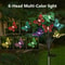 Waterproof Solar LED Lights Outdoor Garden Butterfly Sunlight Lamp with Heads for Lawn Landscape & Home Decoration