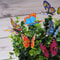 Artificial Butterfly Decor Stakes, Colorful Butterfly Garden & Patio Decor with Random Pattern Outdoor Decorations