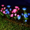 Outdoor Solar Lights Decorative Rose Flower Garden Lamp Heads Lawn Light for Patio, Yard & Garden Decor