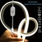 Flexible LED Strip Neon Light USB DC Dimmable Waterproof Silicone Neon Sign Tape With Touch Sensor 0