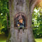 Outdoor Creative Garden Statue Elf Go Out Tree Hug Yard Sculpture For Home Porch Garden Decoration 6