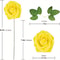 Realistic Artificial Flowers Roses With Stem DIY Wedding Bouquets Party Decor Centerpieces Home De 5