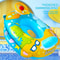 Toddler Swim Circle Baby Swimming Seat Ring Inflatable Toys with Floating Sun Shade, Pool, Bathtub & Summer Beach Party