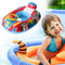 Toddler Swim Circle Baby Swimming Seat Ring Inflatable Toys with Floating Sun Shade, Pool, Bathtub & Summer Beach Party
