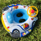 Toddler Swim Circle Baby Swimming Seat Ring Inflatable Toys with Floating Sun Shade, Pool, Bathtub & Summer Beach Party