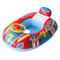 Toddler Swim Circle Baby Swimming Seat Ring Inflatable Toys with Floating Sun Shade, Pool, Bathtub & Summer Beach Party