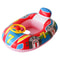 Toddler Swim Circle Baby Swimming Seat Ring Inflatable Toys with Floating Sun Shade, Pool, Bathtub & Summer Beach Party
