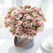 Artificial Flower Head Fork Silk Rose for Wedding Bridal Bouquet, Christmas Wreath, Vase Decor, Home Bonsai & DIY Craft