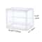Stackable Clear Display Box Plastic Dustproof Storage Bins Collectibles Figures Cosmetic Organizer 4