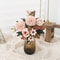 Rose Artificial Dandelion Flowers Bridal Bouquet Fake Floral Garden Wedding Party Living Room Home Table Autumn