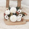 Rose Artificial Dandelion Flowers Bridal Bouquet Fake Floral Garden Wedding Party Living Room Home Table Autumn