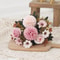 Rose Artificial Dandelion Flowers Bridal Bouquet Fake Floral Garden Wedding Party Living Room Home Table Autumn
