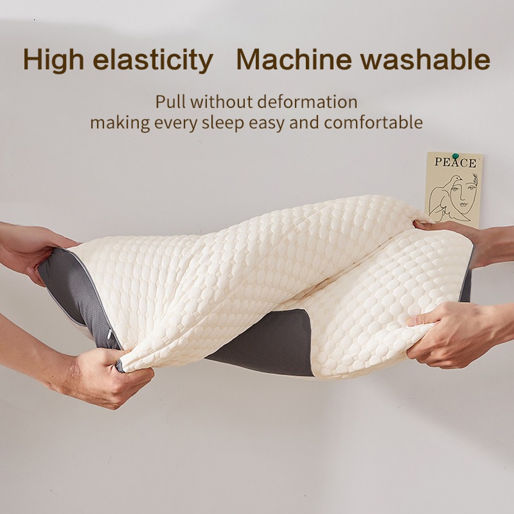 Orthopedic Soybean Fiber Neck Pillow Help Sleep And Protect The Neck Household SPA Massage Pillow F 3