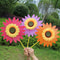 Garden Yard Decor Colorful Sunflower Windmill Wind Turbine for Outdoor Camping, Picnic, Lawn Party Decoration Spinner