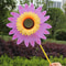 Garden Yard Decor Colorful Sunflower Windmill Wind Turbine for Outdoor Camping, Picnic, Lawn Party Decoration Spinner