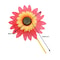 Garden Yard Decor Colorful Sunflower Windmill Wind Turbine for Outdoor Camping, Picnic, Lawn Party Decoration Spinner