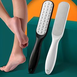 professional double side foot file rasp heel grater, pedicure file callus remover for hard dead skin & cracked heel car