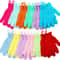 Exfoliating Bath Gloves Beauty Spa Massage Skin Shower Gel Body Scrub Gloves With Loops MultiColor 0