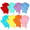 Exfoliating Bath Gloves Beauty Spa Massage Skin Shower Gel Body Scrub Gloves With Loops MultiColor 7