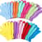 Exfoliating Bath Gloves Beauty Spa Massage Skin Shower Gel Body Scrub Gloves With Loops MultiColor 8
